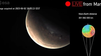 ទីភ្នាក់ងារអវកាសអឺរ៉ុប ផ្សាយរូបភាពបន្តផ្ទាល់នៃភពព្រះអង្គារ នៅលើ YouTube ជាលើកដំបូង