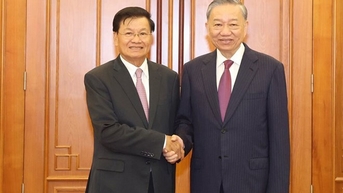 라오스 사무총장 겸 대통령, 감사편지 발송