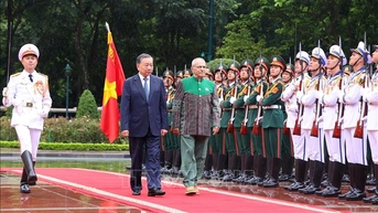 Chủ tịch nước Tô Lâm chủ trì lễ đón chính thức Tổng thống Timor-Leste