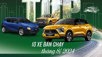 Loạt ô tô bán chạy nhất tháng 8: Ranger giữ phong độ, Xforce bứt phá