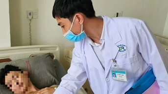 다리 동맥이 끊어지고 심각한 출혈이 있는 환자의 생명을 구하다