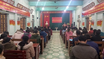 Người dân ở 2 xã biên giới của Nghệ An được tập huấn công tác quản lý và bảo vệ biên giới quốc gia