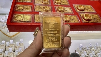 Giảm mạnh 550 ngàn, giá vàng nhẫn 999.9 xuống còn 76,60 triệu đồng/lượng