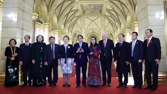 Thống đốc NHNN Nguyễn Thị Hồng tháp tùng Thủ tướng Chính phủ thăm chính thức Hungary