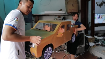 Ôtô, môtô vàng mã xuất xưởng mùa Vu Lan
