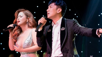 Minh Tuyết không sợ ông xã ghen khi tình tứ bên Quang Hà