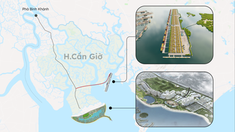 Hai dự án 15 tỷ USD kỳ vọng giúp Cần Giờ 'cất cánh'