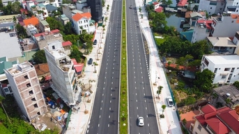 Cận cảnh đường 1.200 tỷ đồng ở quận Long Biên sắp về đích