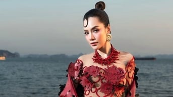 Hoa hậu Lê Hoàng Phương và 100 mẫu nhí tham gia show thời trang tại Hạ Long