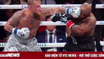 Mike Tyson thất bại trước Jake Paul trong trận đấu 80 triệu USD