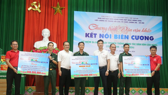 Chương trình “Dân vận khéo - kết nối biên cương” đến với cán bộ, chiến sĩ và học sinh ở Đắk Nông