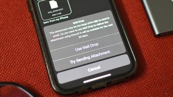 Cách gửi tệp đính kèm dung lượng 'khủng' qua email bằng tính năng của iOS