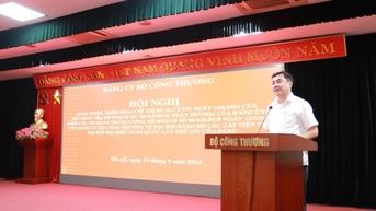 Thứ trưởng Nguyễn Sinh Nhật Tân nêu 5 nhiệm vụ cho các tổ chức Đảng trực thuộc