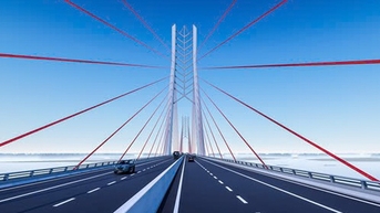 Hai phương án xây cầu Cần Thơ 2 vượt sông Hậu trước năm 2030