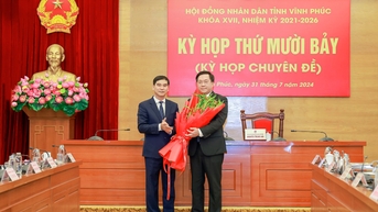 Ông Trần Duy Đông làm Chủ tịch UBND tỉnh Vĩnh Phúc