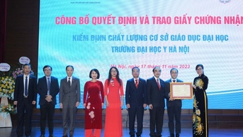 Trường ĐH Y Hà Nội được đánh giá rất cao về tiên phong đổi mới đánh giá