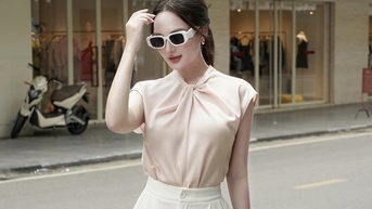 Áo blouse có muôn vàn cách phối, nàng đã thử hay chưa?
