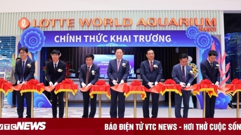 Thủy cung Lotte World Hà Nội đi vào hoạt động 