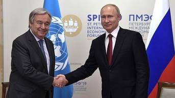 Tổng thống Putin sẽ gặp Tổng thư ký Liên Hiệp Quốc Guterres