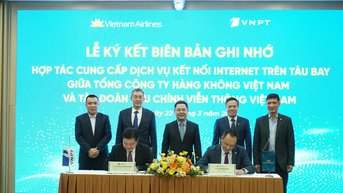 Vietnam Airlines dự kiến có internet trên một số chặng bay từ năm 2025