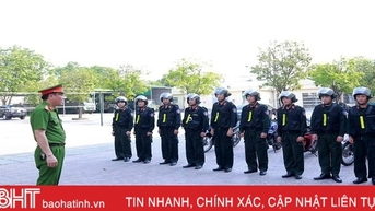 Đảm bảo an ninh trật tự, an toàn giao thông phục vụ sự kiện công bố Quy hoạch tỉnh