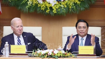 Thủ tướng Phạm Minh Chính và Tổng thống Joe Biden dự Hội nghị cấp cao về Đầu tư và Đổi mới sáng tạo