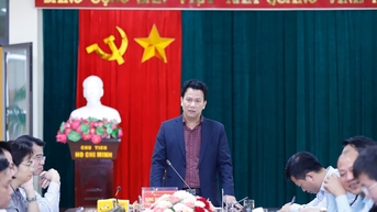 Bộ trưởng Đặng Quốc Khánh làm việc với Sở Tài nguyên và Môi trường tỉnh Điện Biên