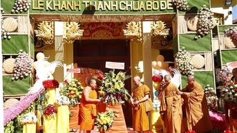 Khánh thành chùa Bồ Đề - biểu tượng đoàn kết Lào-Việt