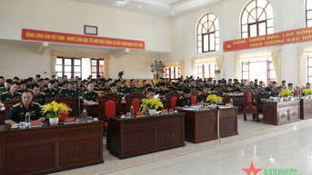 Trung đoàn 43 tổ chức hội nghị tổng kết thực hiện Luật Sĩ quan