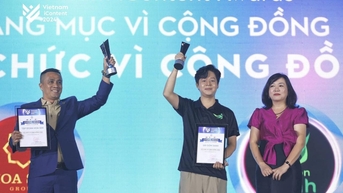 Tập đoàn Hoa Sen chinh phục giải Vietnam iContent 2024 hạng mục Tổ chức vì cộng đồng