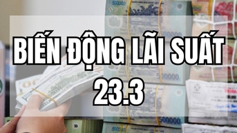 Biến động lãi suất 23.3, một ông lớn điều chỉnh lần thứ 3 trong tháng