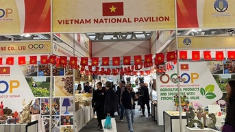Sản phẩm OCOP, thủ công mỹ nghệ Việt tham gia Hội chợ Thủ công mỹ nghệ quốc tế tại châu Âu
