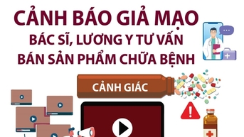 Cảnh báo việc giả mạo bác sỹ, lương y tư vấn bán sản phẩm chữa bệnh