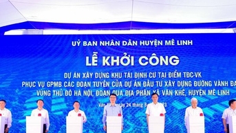 Khởi công khu tái định cư phục vụ dự án đường vành đai 4