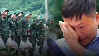Bí thư thôn Nậm Tông, Lào Cai khóc nức nở phát biểu chia tay lực lượng cứu hộ
