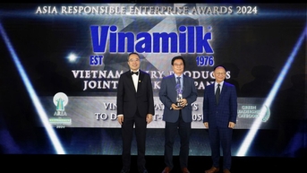 Tiên phong về Net Zero, Vinamilk được vinh danh tại giải thưởng doanh nghiệp trách nhiệm Châu Á