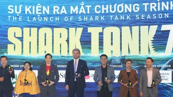 Shark Tank Vietnam រដូវកាលទី 7 បង្ហាញ 'ត្រីឆ្លាម' ថ្មីរួមទាំង 'ត្រីឆ្លាម' បរទេស