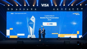MB “bội thu” giải thưởng danh giá từ Visa và NAPAS