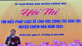 Chiêm Hoá (Tuyên Quang): Ấn tượng Hội thi tìm hiểu pháp luật về lĩnh vực công tác dân tộc