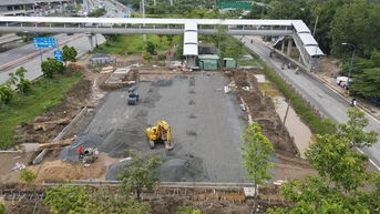 Hiện trạng thi công 5 bãi giữ xe dọc tuyến metro số 1 ở TPHCM
