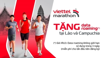 Viettel, Viettel 마라톤 참가 선수들에게 로밍 데이터 제공