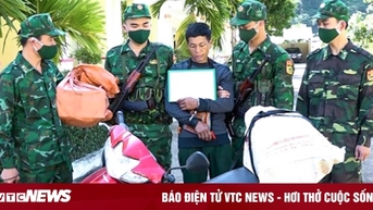 Bị phát hiện, kẻ ôm ma túy vượt biên trái phép tông xe vào lực lượng chức năng