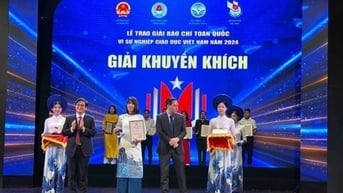 Báo Thế giới và Việt Nam đoạt giải Báo chí vì sự nghiệp giáo dục 2024