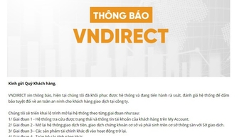 VNDirect test thông luồng giao dịch với HNX, HOSE vào 28.3