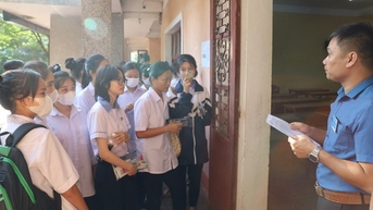 9.600 thí sinh Quảng Trị thi tuyển sinh lớp 10 để chọn ra 9.112 chỉ tiêu