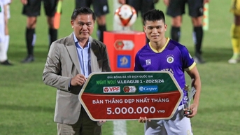AFC giới thiệu và ca ngợi tài năng ghi bàn của tiền đạo Tuấn Hải