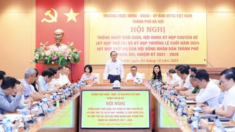 Thống nhất nội dung kỳ họp chuyên đề và kỳ họp cuối năm của HĐND TP Hà Nội