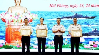 Vùng 1 Hải quân: Bế mạc và trao giải Hội thi “Dân vận khéo”