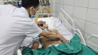 Cụ ông nguy kịch do vừa mắc ung thư vừa nhiễm giun lươn