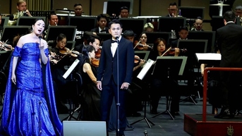 Chủ tịch Hà Nội Trần Sỹ Thanh dự hòa nhạc đặc biệt kỷ niệm 70 năm Ngày Giải phóng Thủ đô